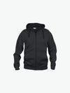 Clique Basic Hoody Full Zip - Zwart Hoodie Clique XS