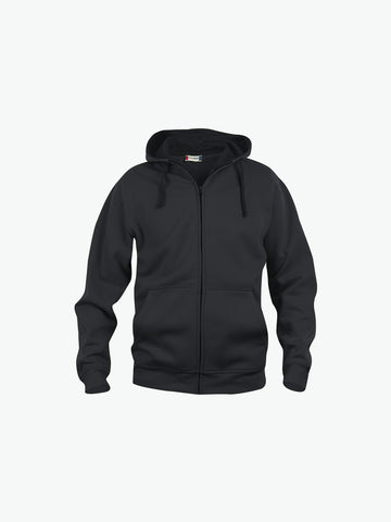 Clique Basic Hoody Full Zip - Zwart Hoodie Clique XS