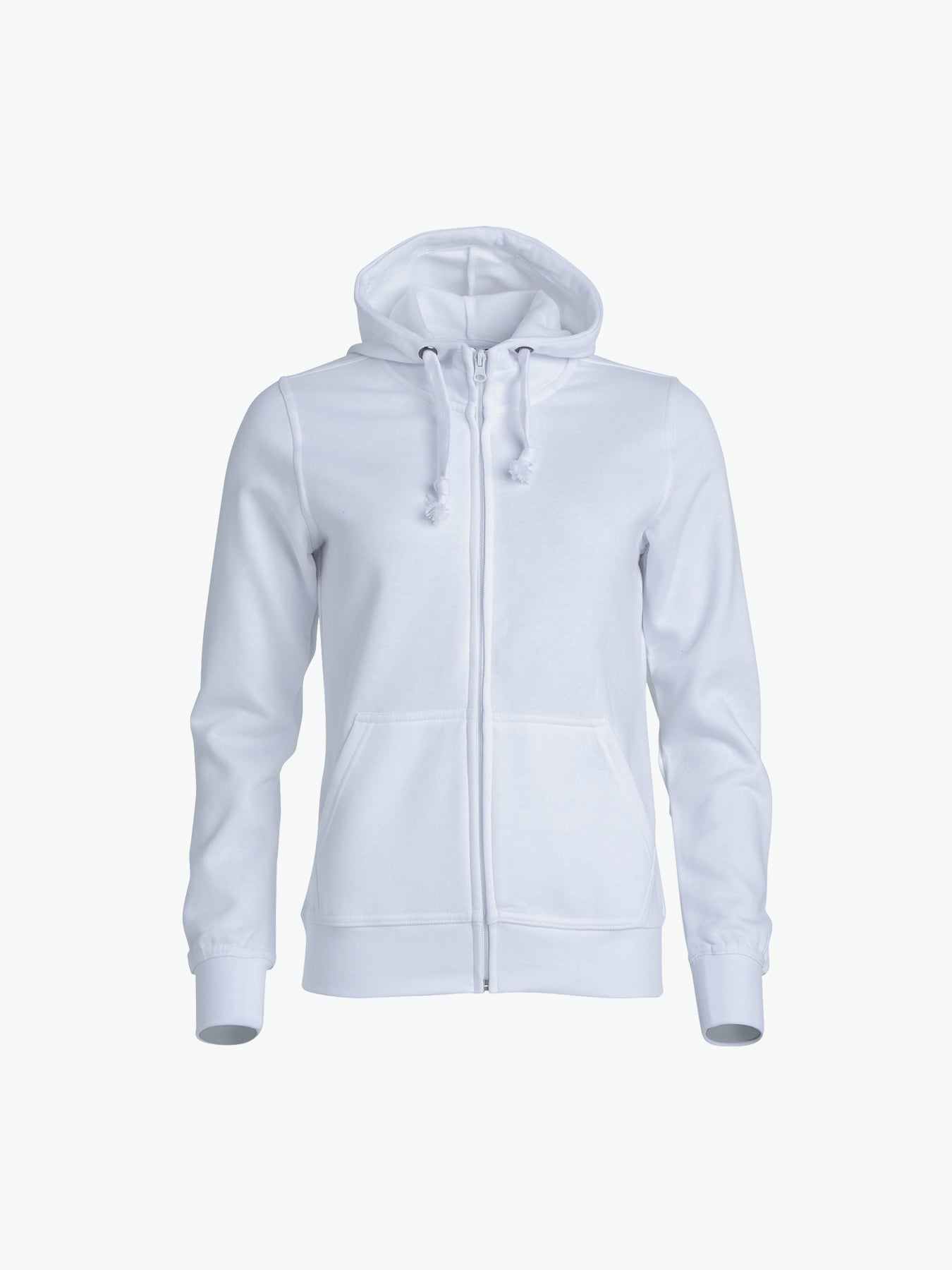 Clique Basic Hoody Full Zip Women - Wit Hoodie Women Clique XS