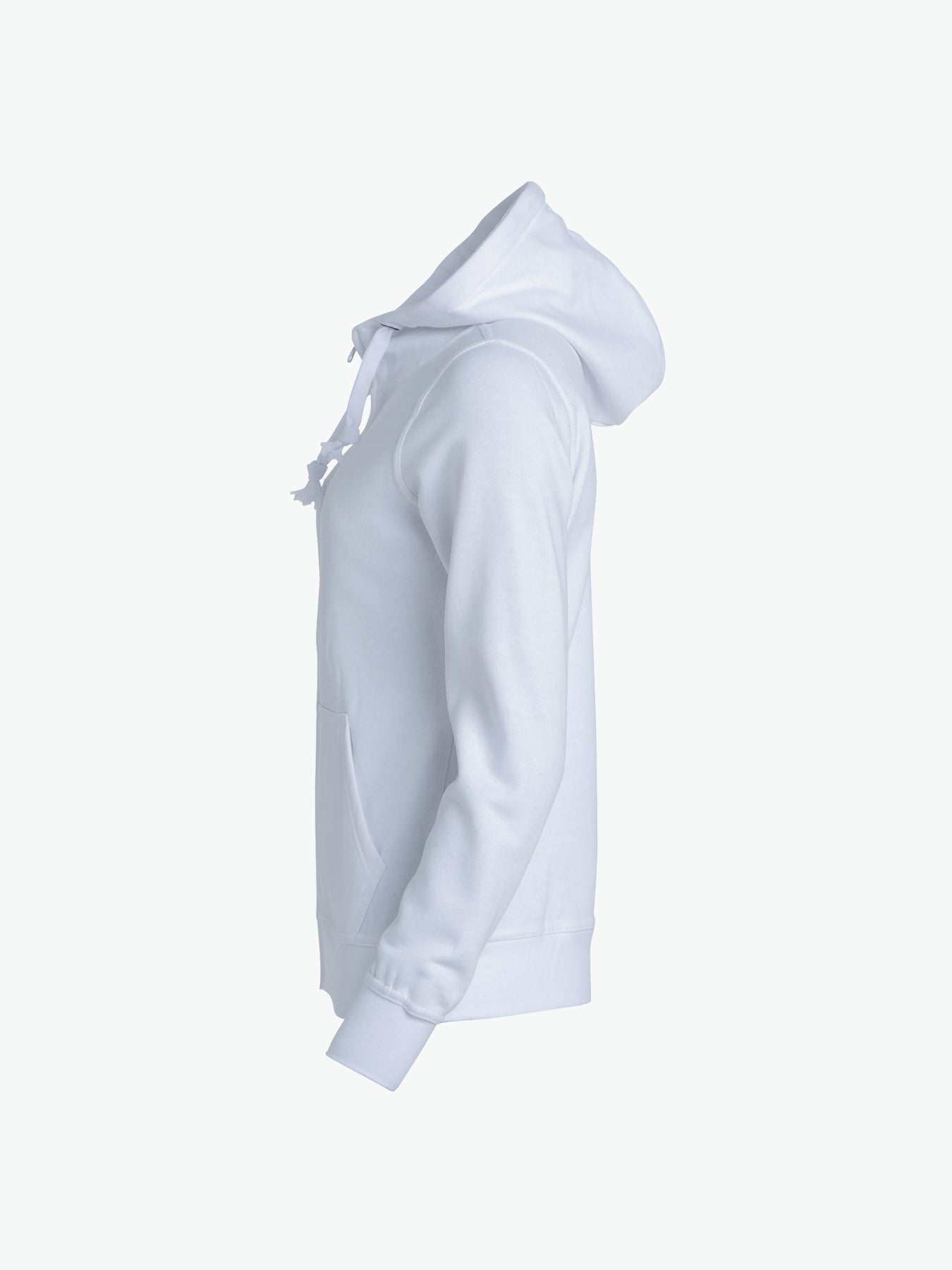 Clique Basic Hoody Full Zip Women - Wit Hoodie Women Clique