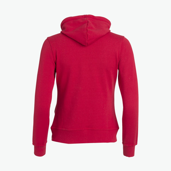 Clique Basic Hoody Full Zip Women - Rood Hoodie Women Clique