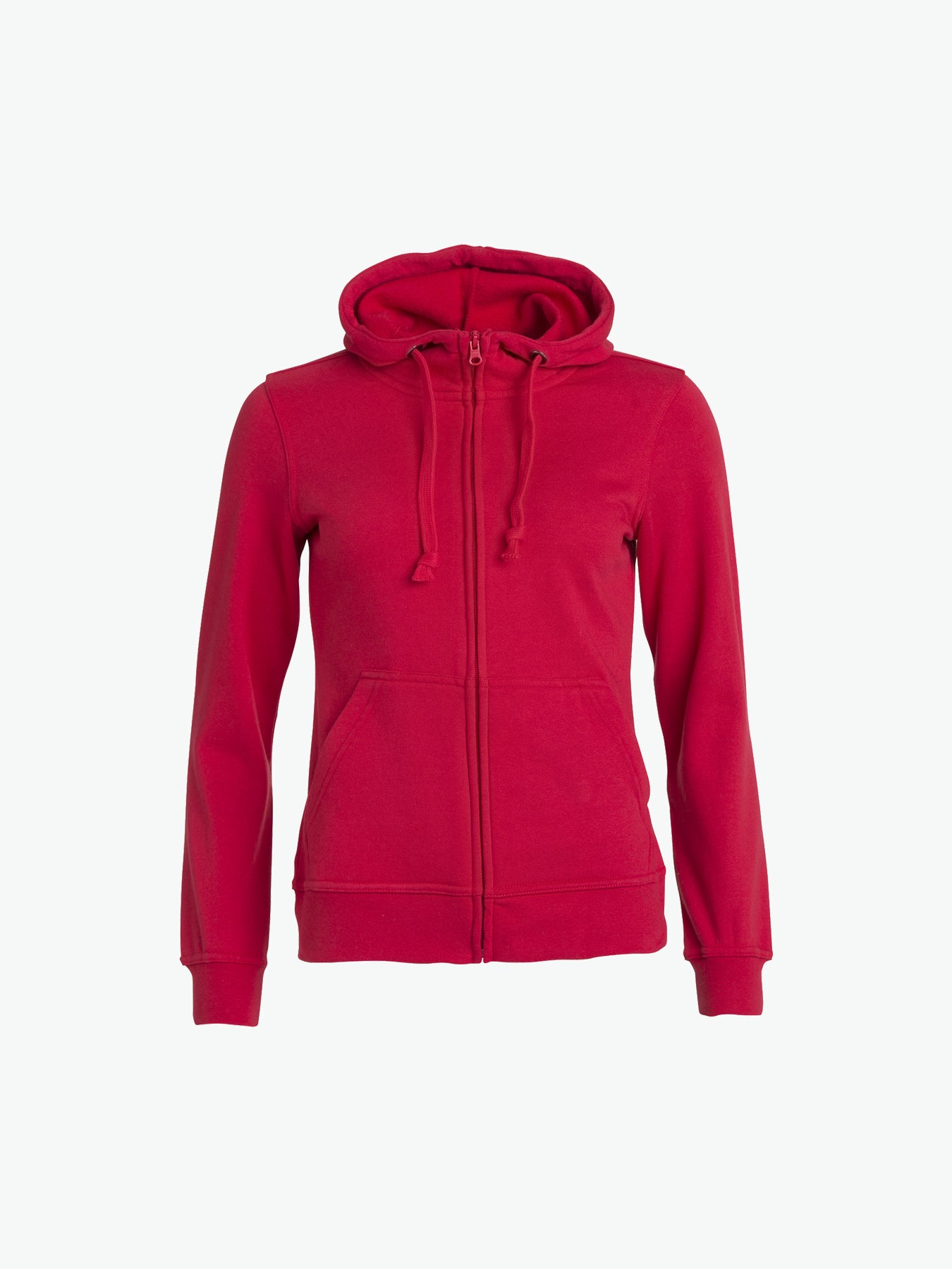 Clique Basic Hoody Full Zip Women - Rood Hoodie Women Clique XS