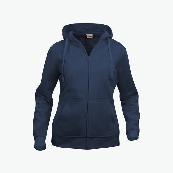 Clique Basic Hoody Full Zip Women - Dark Navy Hoodie Women Clique XS