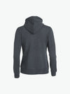 Clique Basic Hoody Full Zip Women - Antraciet Melange Hoodie Women Clique