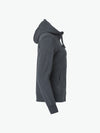 Clique Basic Hoody Full Zip Women - Antraciet Melange Hoodie Women Clique