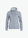 Clique Basic Hoody Full Zip Women - Grijsmelange Hoodie Women Clique XS