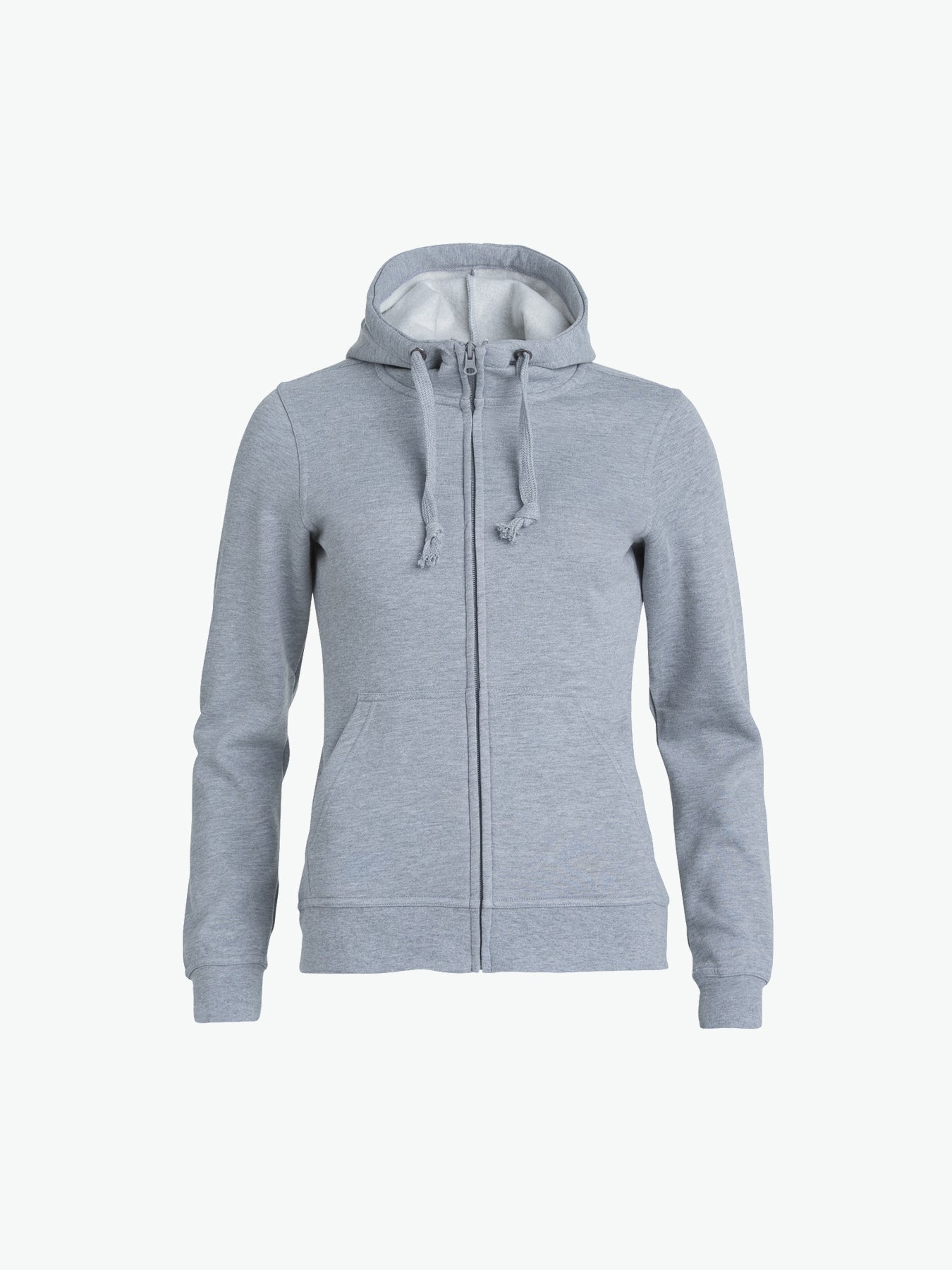 Clique Basic Hoody Full Zip Women - Grijsmelange Hoodie Women Clique XS