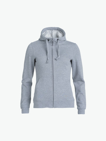 Clique Basic Hoody Full Zip Women - Grijsmelange Hoodie Women Clique XS
