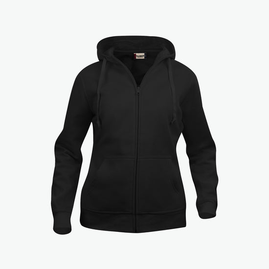 Clique Basic Hoody Full Zip Women - Zwart Hoodie Women Clique XS