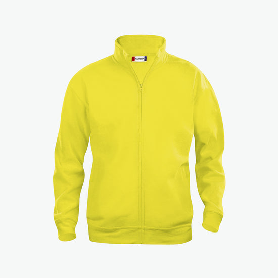 Clique Basic Cardigan - Signaalgeel Vest Clique XS