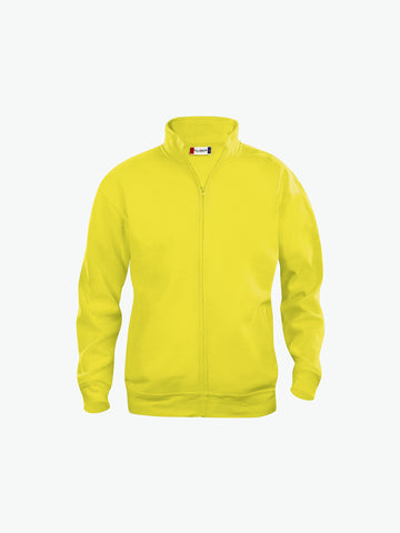 Clique Basic Cardigan - Signaalgeel Vest Clique XS
