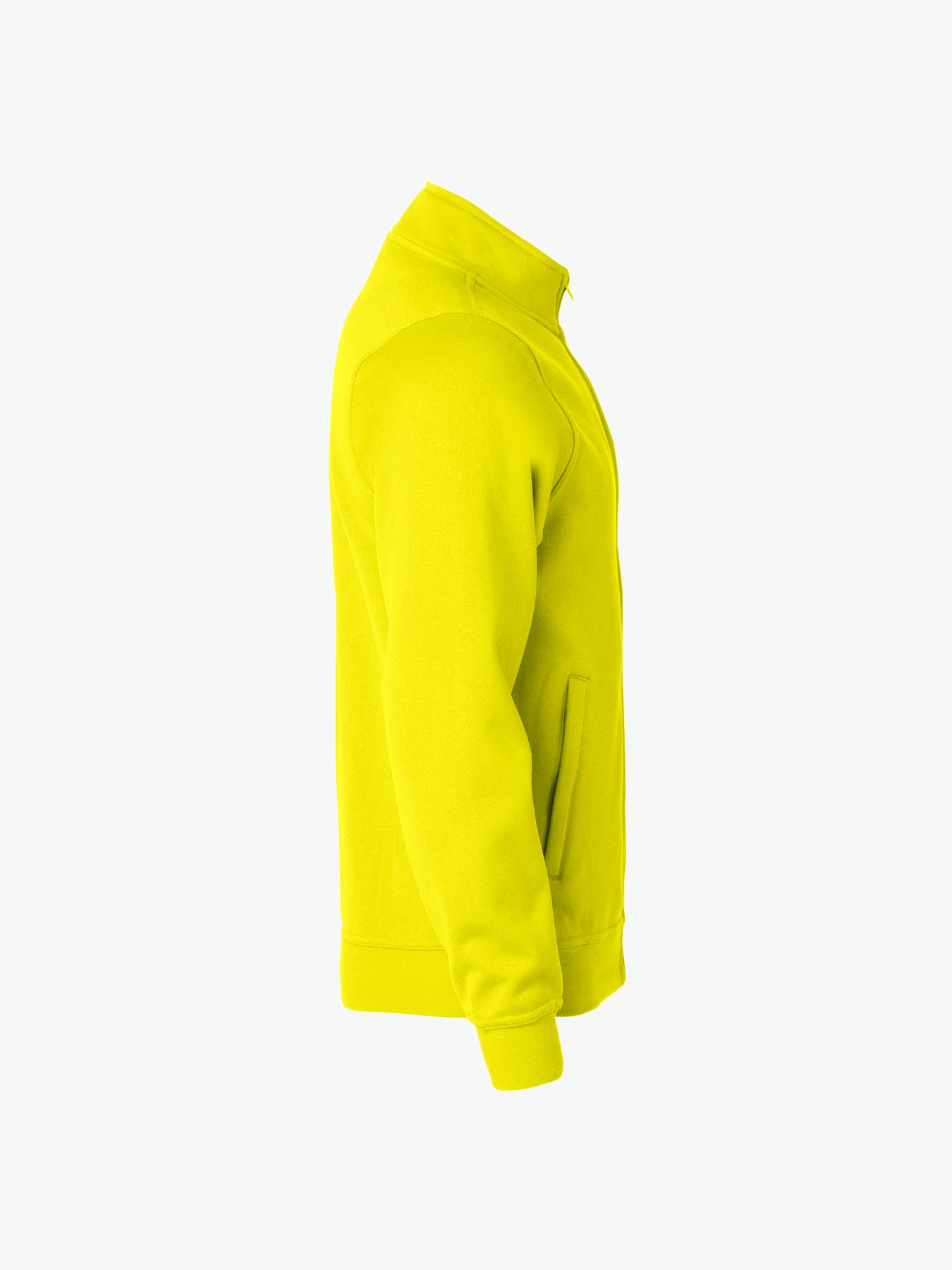 Clique Basic Cardigan - Signaalgeel Vest Clique