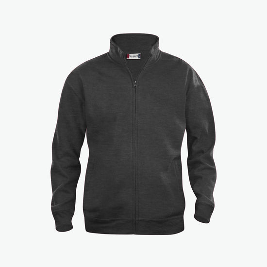 Clique Basic Cardigan - Antraciet Melange Vest Clique XS
