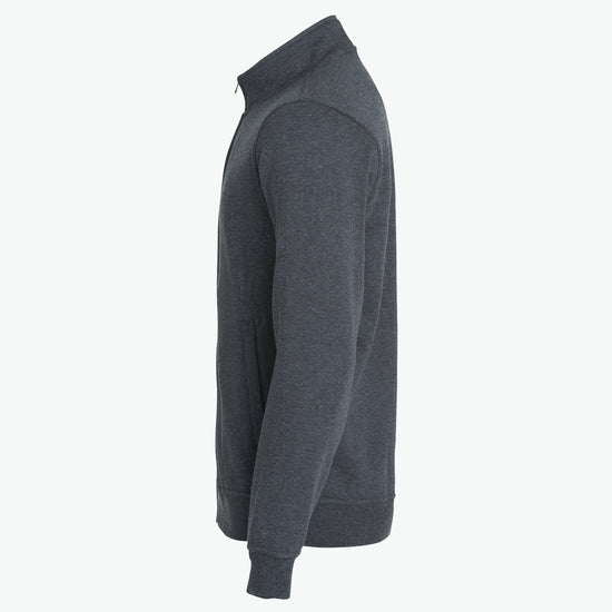 Clique Basic Cardigan - Antraciet Melange Vest Clique