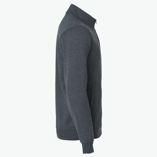 Clique Basic Cardigan - Antraciet Melange Vest Clique