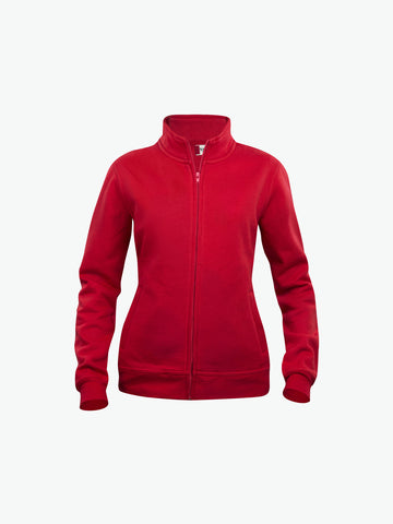Clique Basic Cardigan Women - Rood Vest Dames Clique XS