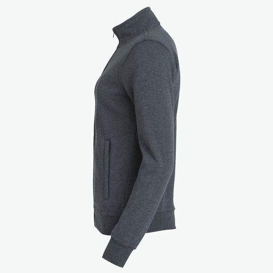Clique Basic Cardigan Women - Antraciet Melange Vest Dames Clique