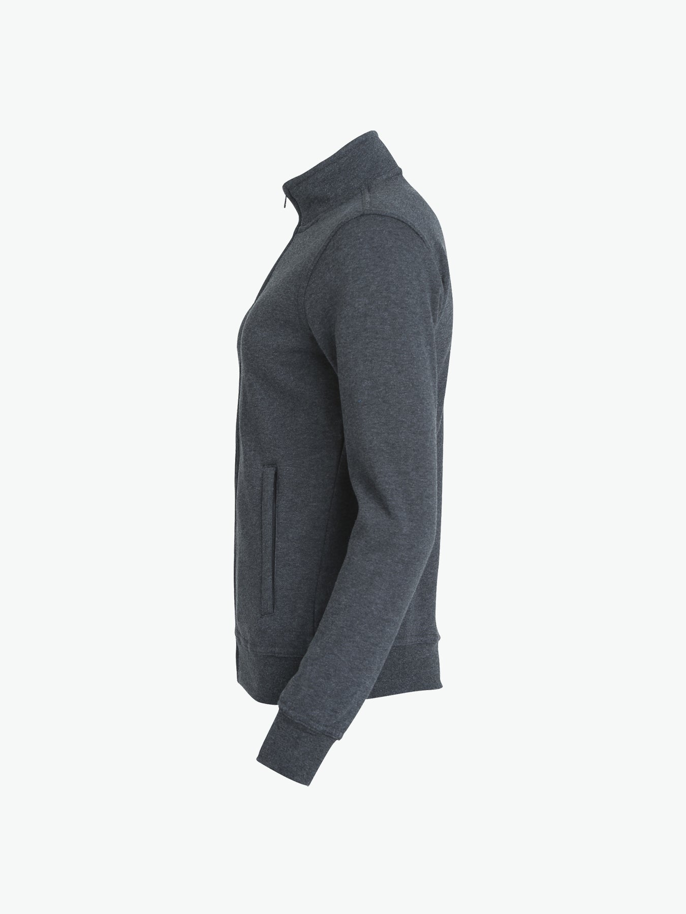 Clique Basic Cardigan Women - Antraciet Melange Vest Dames Clique