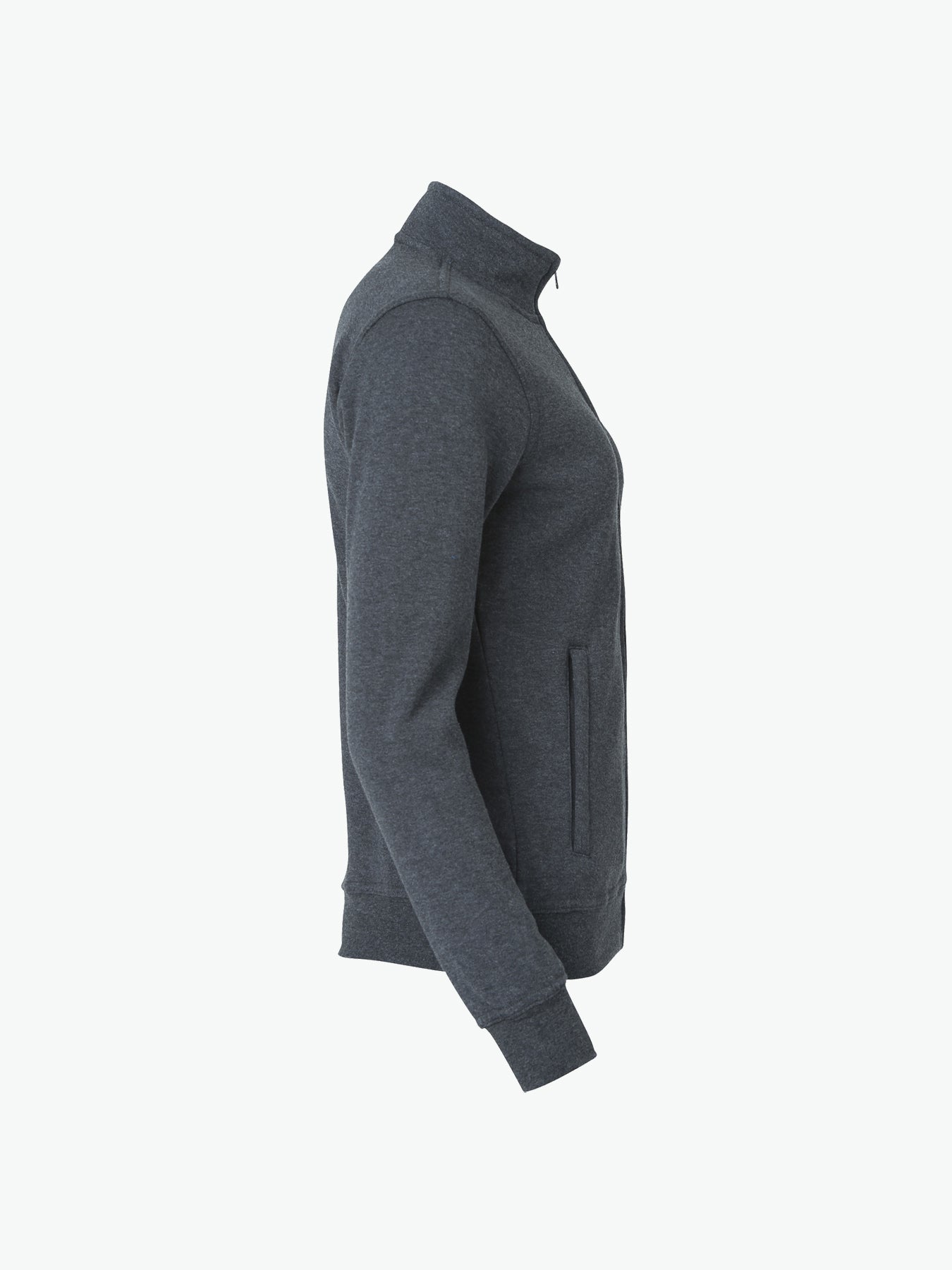 Clique Basic Cardigan Women - Antraciet Melange Vest Dames Clique