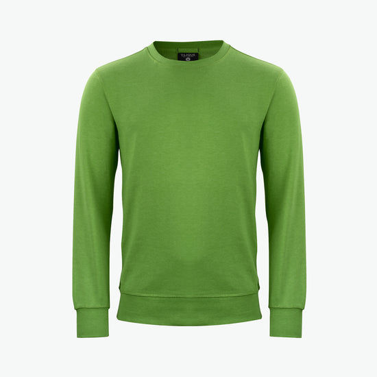 Clique Classic Roundneck - Groenmelange Sweater Clique XS