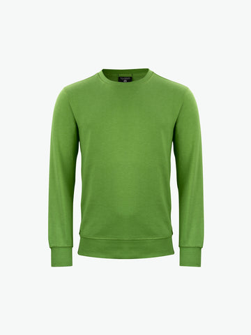 Clique Classic Roundneck - Groenmelange Sweater Clique XS