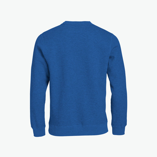 Clique Classic Roundneck - Blauwmelange Sweater Clique