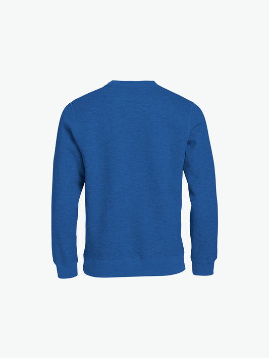 Clique Classic Roundneck - Blauwmelange Sweater Clique