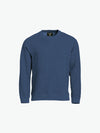 Clique Classic Roundneck - Blauwmelange Sweater Clique XS