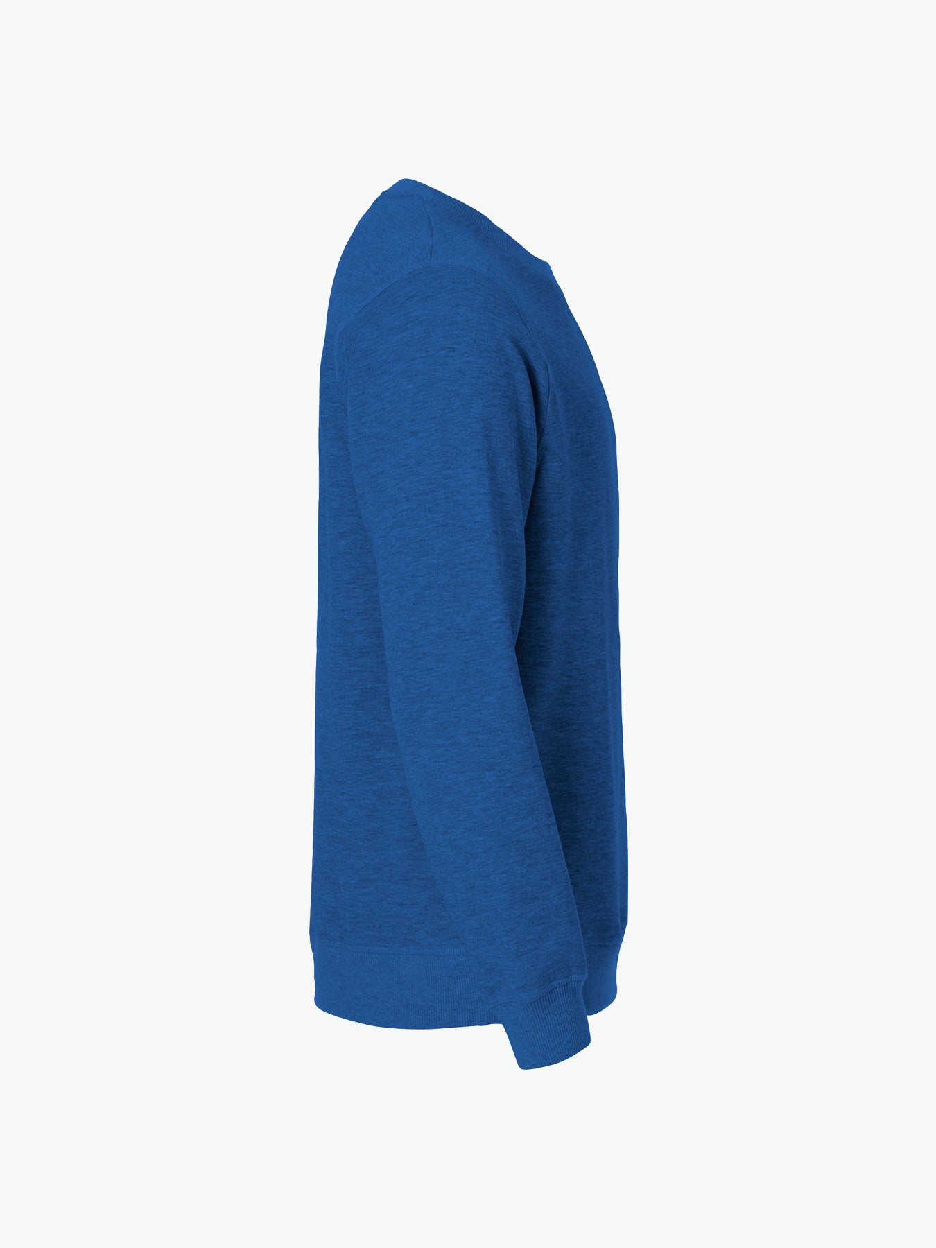 Clique Classic Roundneck - Blauwmelange Sweater Clique