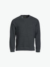Clique Classic Roundneck - Antraciet Melange Sweater Clique XS