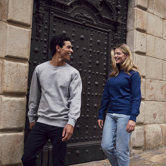 Clique Classic Roundneck - Groenmelange Sweater Clique