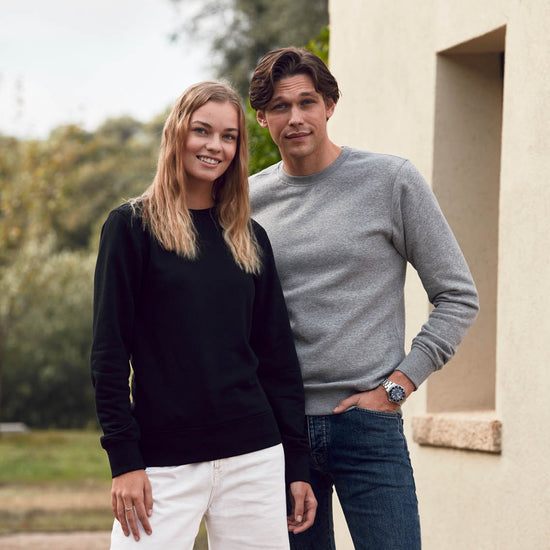 Clique Classic Roundneck - Groenmelange Sweater Clique