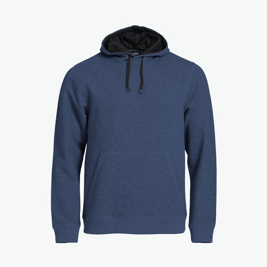 Clique Classic Hoody - Blauwmelange Hoodie Clique XS