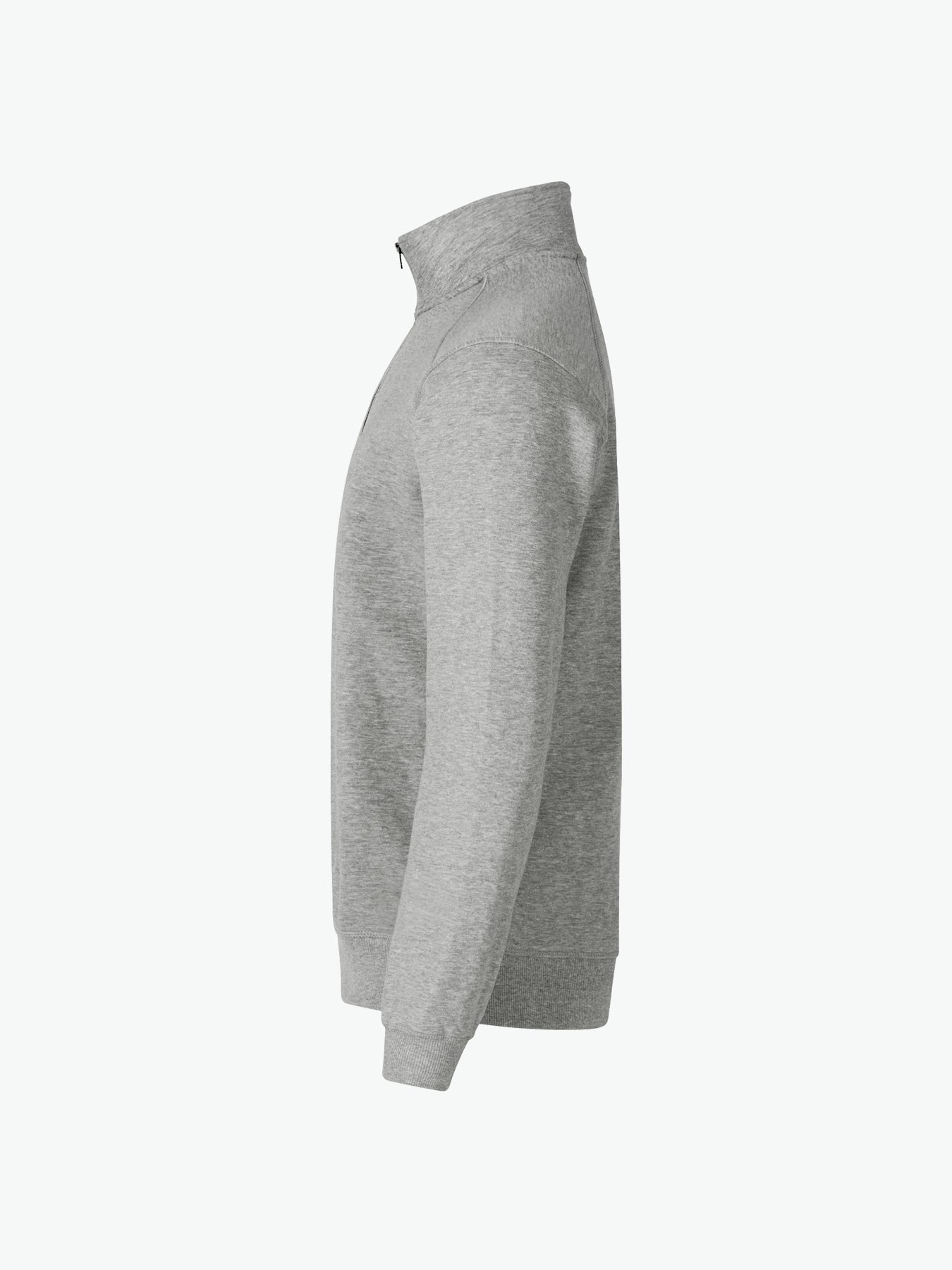 Clique Classic Half Zip - Grijsmelange Sweater Clique