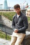 Clique Classic Half Zip - Dark Navy Sweater Clique