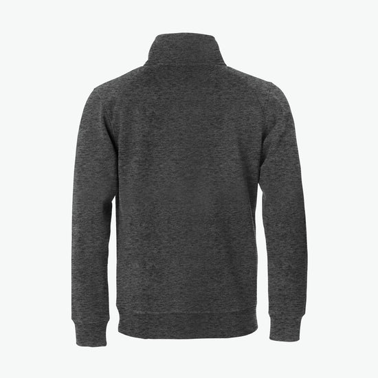 Clique Classic Half Zip - Antraciet Melange Sweater Clique