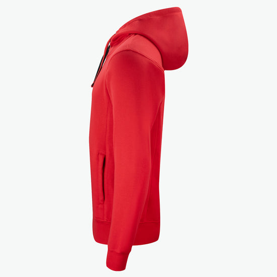 Clique Classic Hoody Full Zip - Rood Hoodie Clique