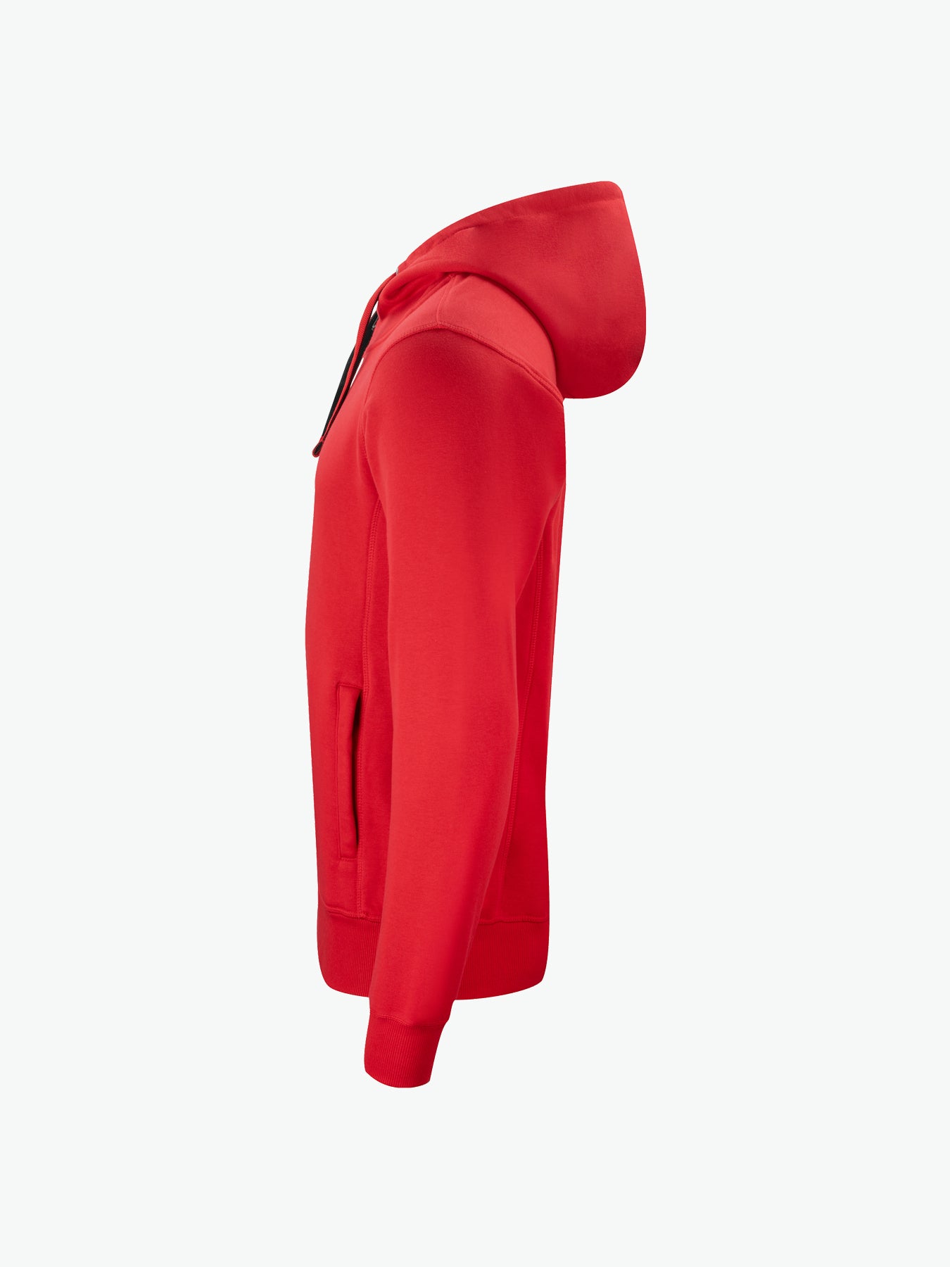 Clique Classic Hoody Full Zip - Rood Hoodie Clique