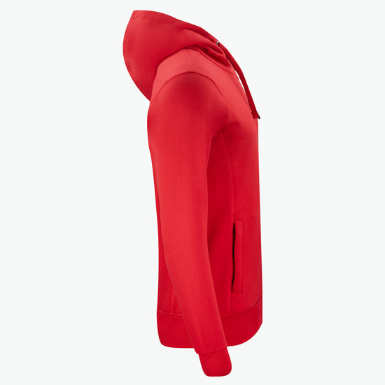 Clique Classic Hoody Full Zip - Rood Hoodie Clique