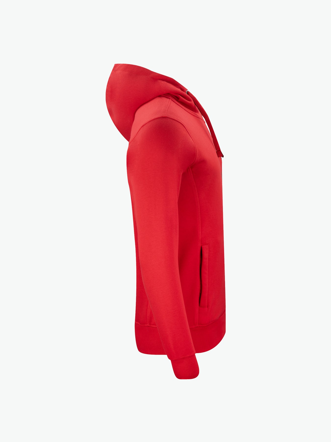 Clique Classic Hoody Full Zip - Rood Hoodie Clique