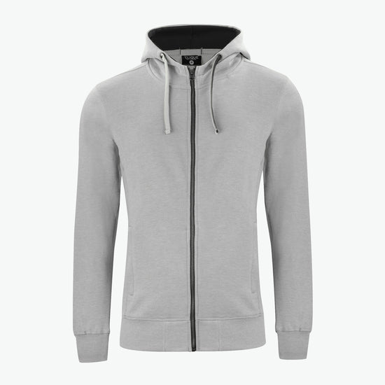 Clique Classic Hoody Full Zip - Grijsmelange Hoodie Clique XS