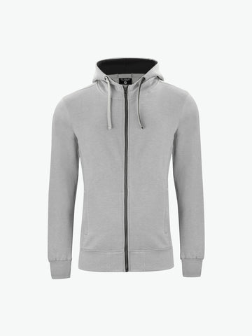 Clique Classic Hoody Full Zip - Grijsmelange Hoodie Clique XS