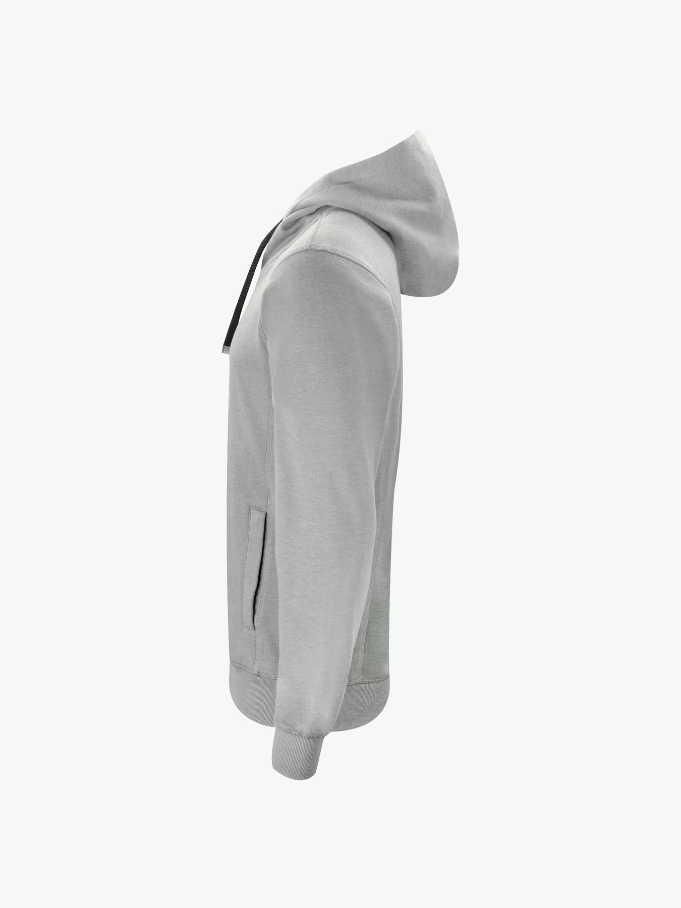 Clique Classic Hoody Full Zip - Grijsmelange Hoodie Clique