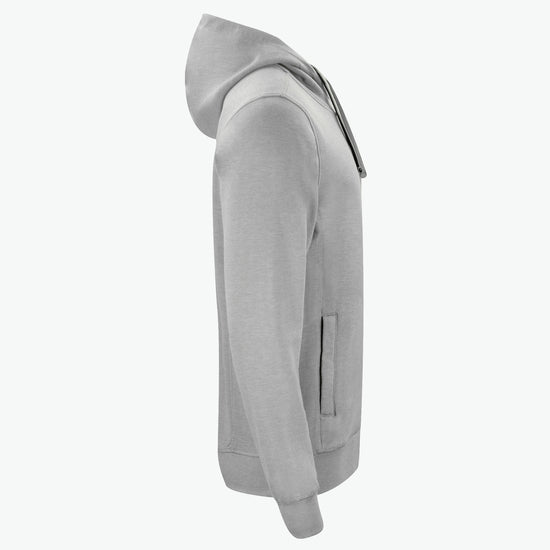 Clique Classic Hoody Full Zip - Grijsmelange Hoodie Clique