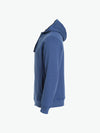 Clique Classic Hoody Full Zip - Blauwmelange Hoodie Clique