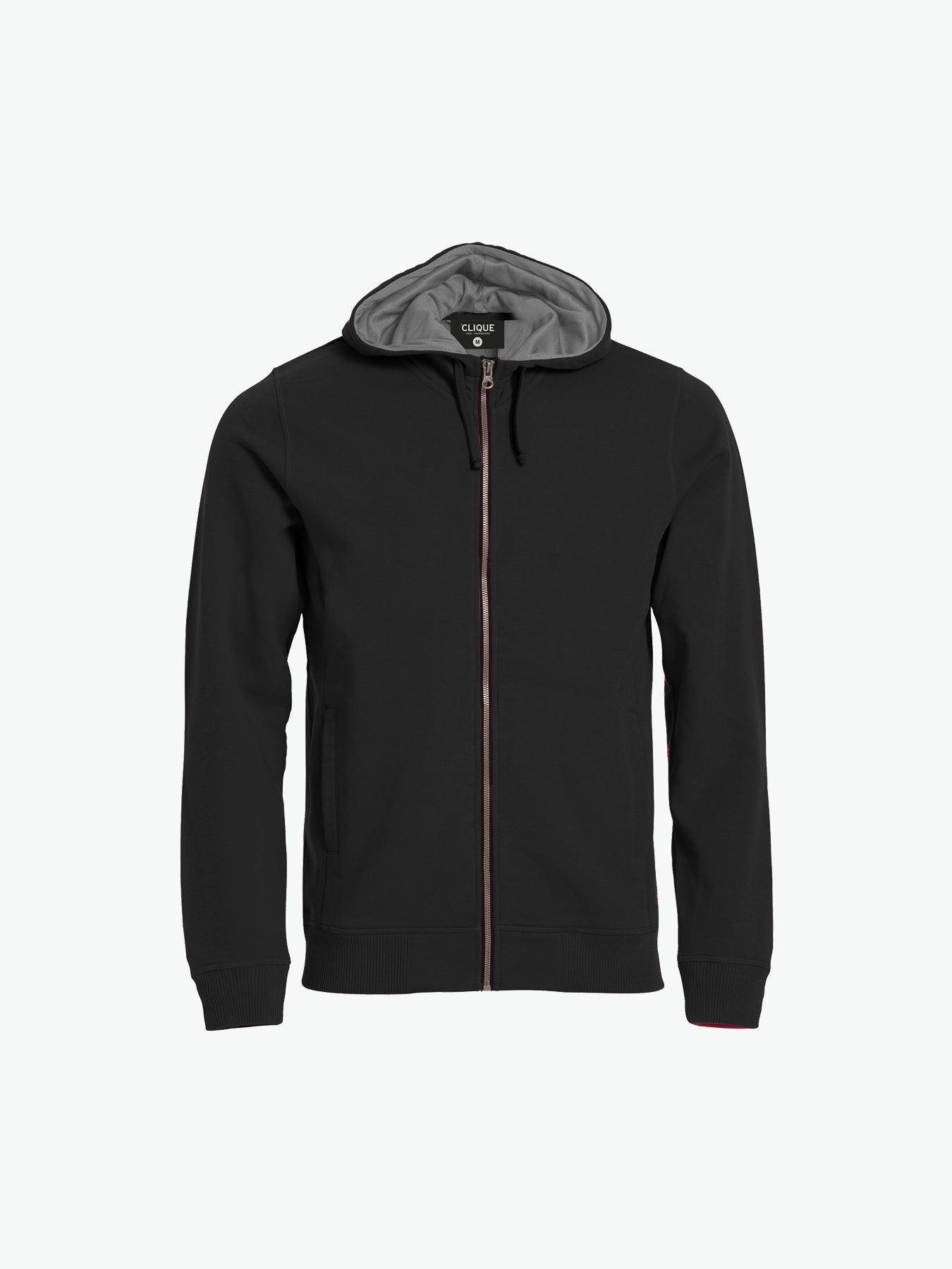 Clique Classic Hoody Full Zip - Zwart Hoodie Clique XS