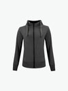 Clique Classic Hoody Full Zip Women - Antraciet Melange Hoodie Women Clique XS