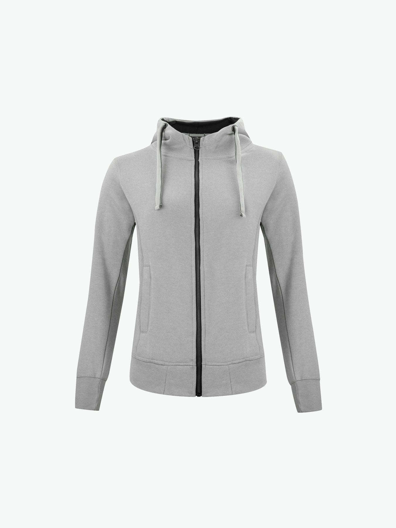 Clique Classic Hoody Full Zip Women - Grijsmelange Hoodie Women Clique XS
