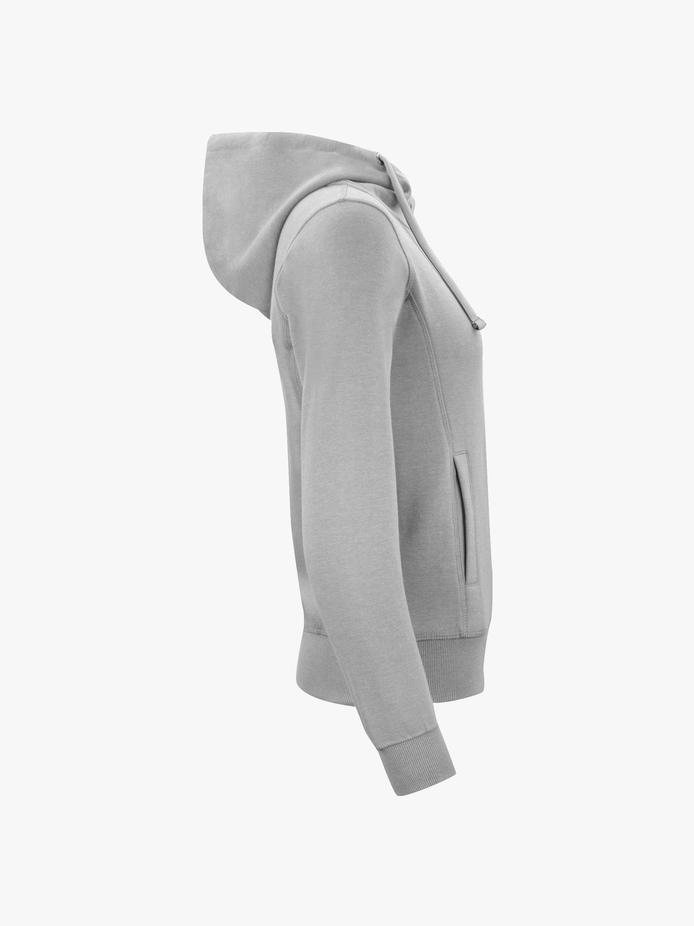 Clique Classic Hoody Full Zip Women - Grijsmelange Hoodie Women Clique