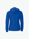 Clique Classic Hoody Full Zip Women - Blauwmelange Hoodie Women Clique